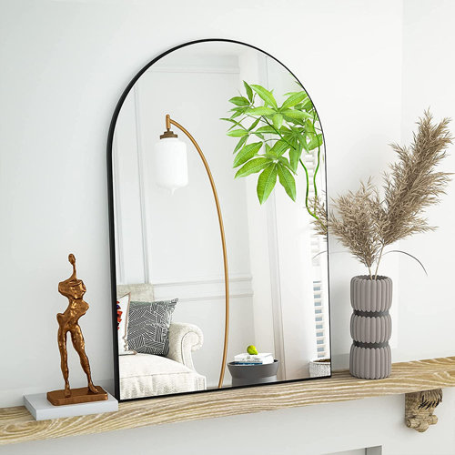 17 Stories Krysha Arch Metal Wall Mirror Wayfair.co.uk